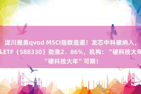泷川雅美qvod MSCI指数迤逦！龙芯中科被纳入，双创龙头ETF（588330）劲涨2．86%，机构：“硬科技大年”可期！